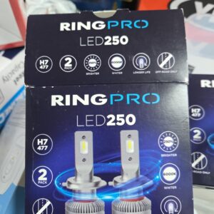 Bombillas LED Ring Automotive H7 250% más brillantes 6000K más blancas probadas en el Reino Unido-
