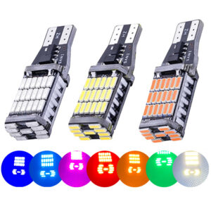 Bombilla LED T15 Maíz Bombillas Automotrices 12v Luz Freno Coche 3w Iluminación Energía-