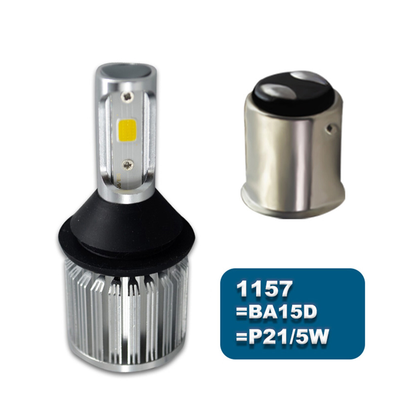 G4 AUTOMOTRIZ 2x 1157 2057 Bombillas LED Luz de Respaldo Extremadamente Brillante 6000K Blanco- - Image 3