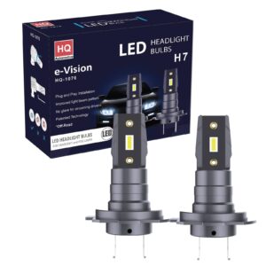 Bombillas de faros HQ Automotive e-Vision H7, bombillas LED V4 - 2500lm, 6000K, Canbus -