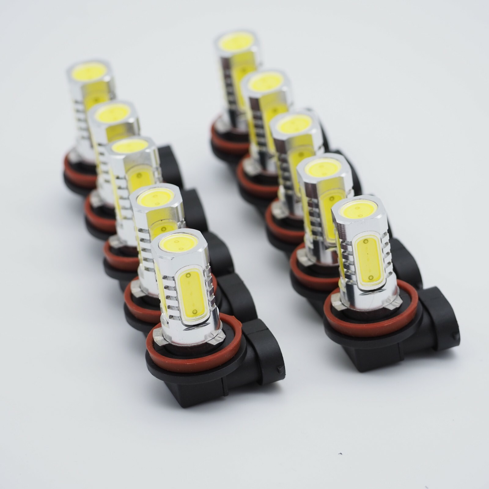 10x H11 7.5W Xenón BLANCO ALTA POTENCIA MAZORCA Coche Faros Antiniebla Bombillas HQ Automotriz-