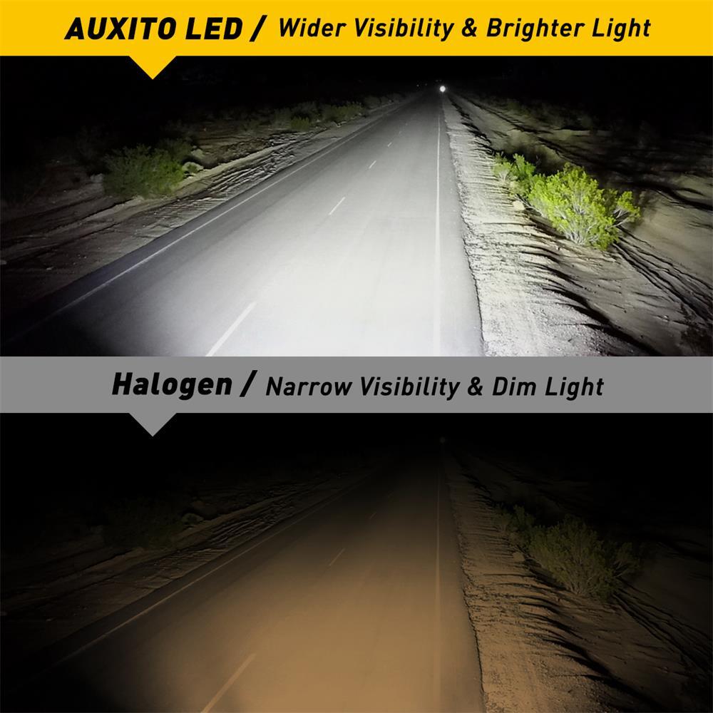 AUXITO SUPER BRILLANTE H11 LED Faros Bombillas para Ram 1500 2019-2022 KITS de haz bajo- - Image 5