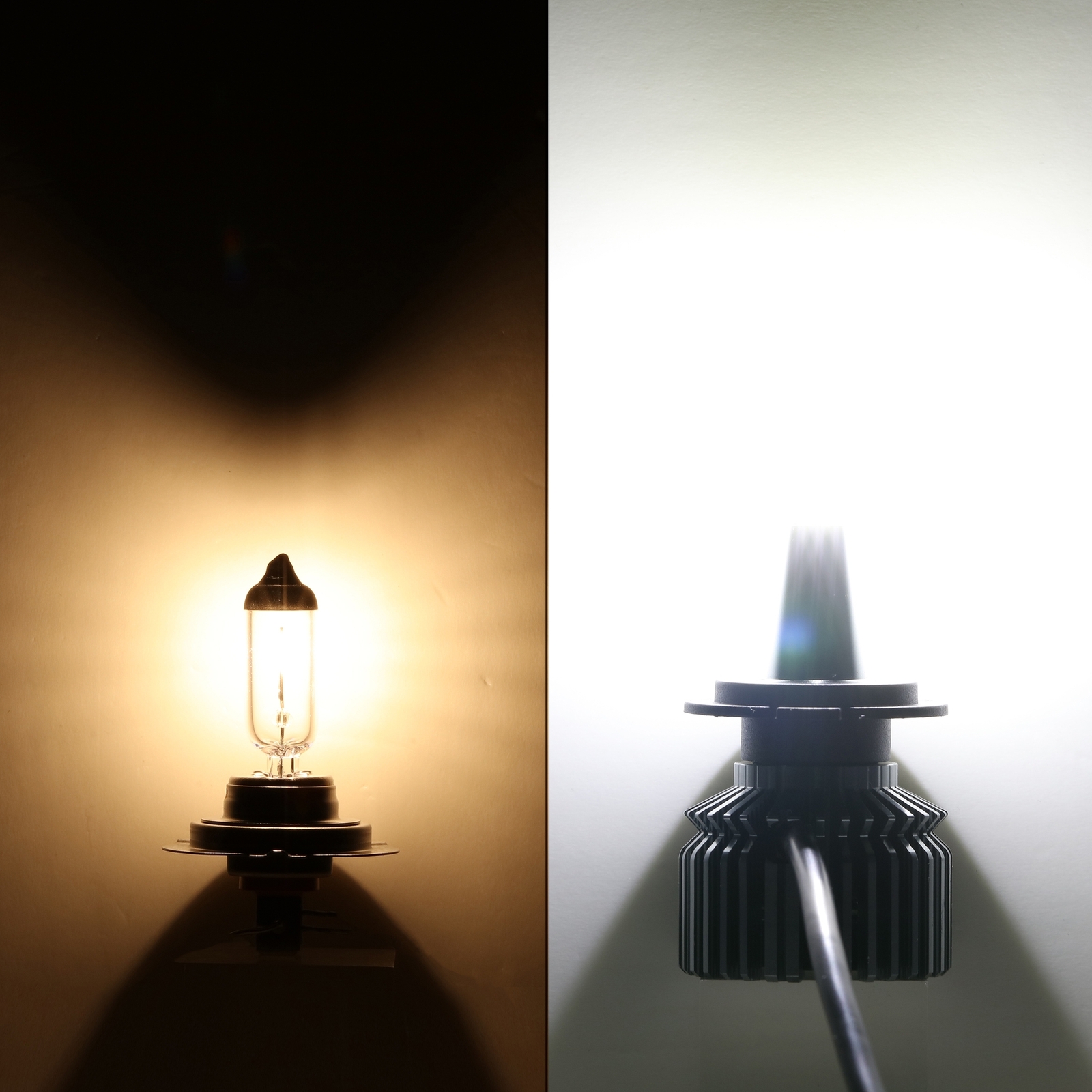 Kits de bombillas de faros LED H7 8 lados haz bajo 360° blanco súper brillante 6500K 2400W- - Image 4