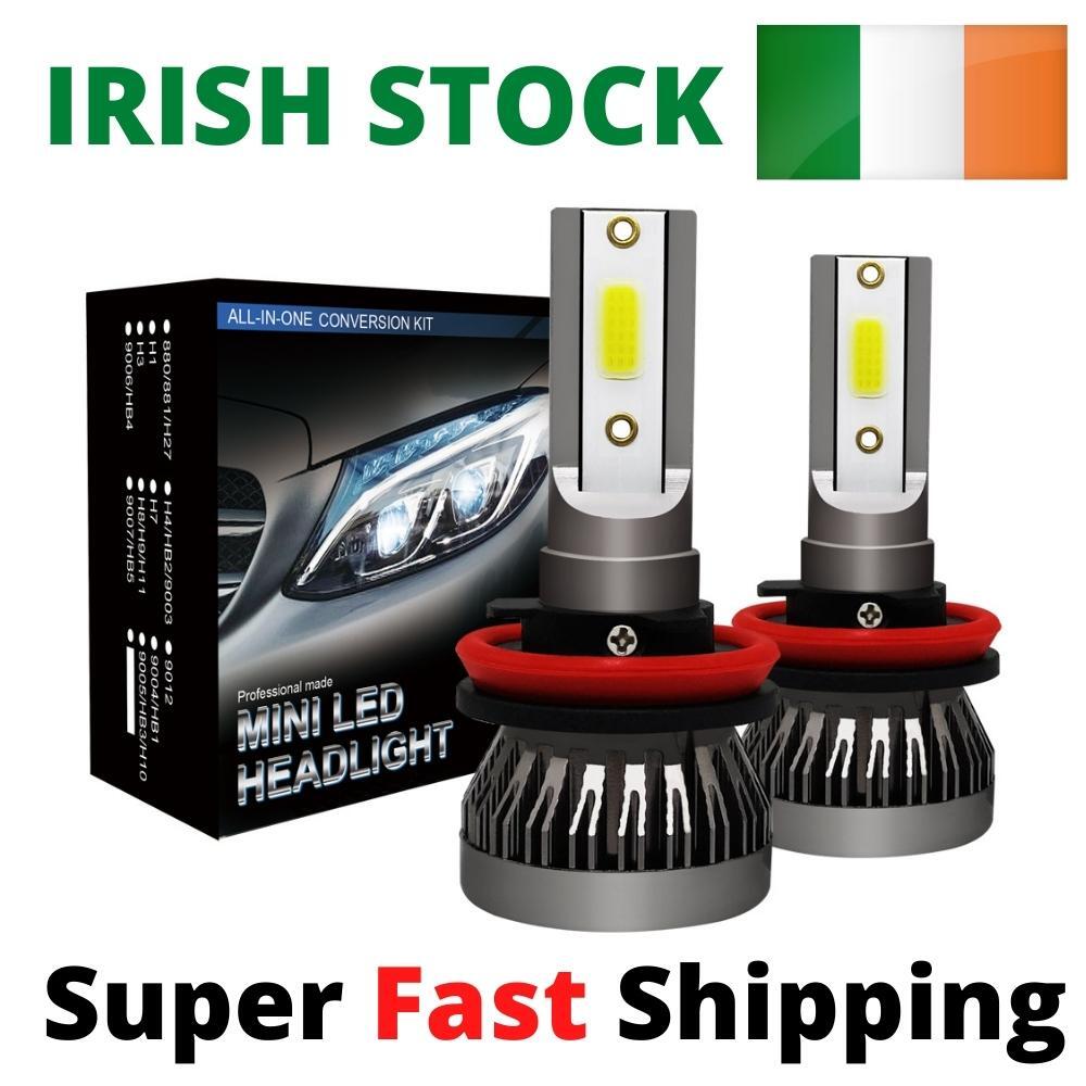 6000LM H11 H8 H4 H1 H7 LED Car Headlight Bulb Kits Hi/Lo Power 6000K White Bulbs - Image 2