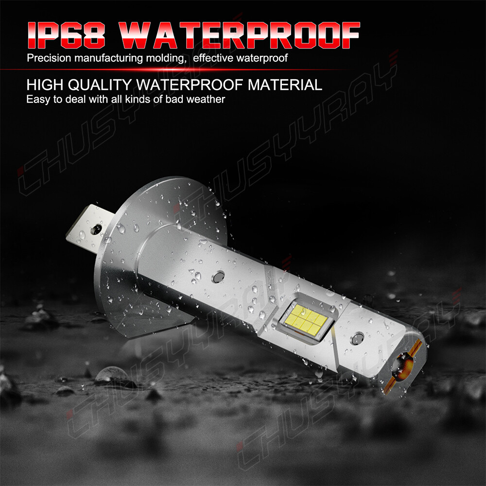 Kits de faros LED H1 2 piezas 160W 16000LM faros 6000K DRL luces antiniebla- - Image 3
