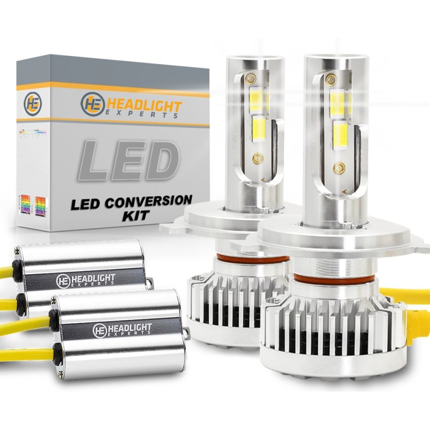 Chevrolet Aveo5 H4 2009 faros LED 20 k lúmenes kit de doble haz-