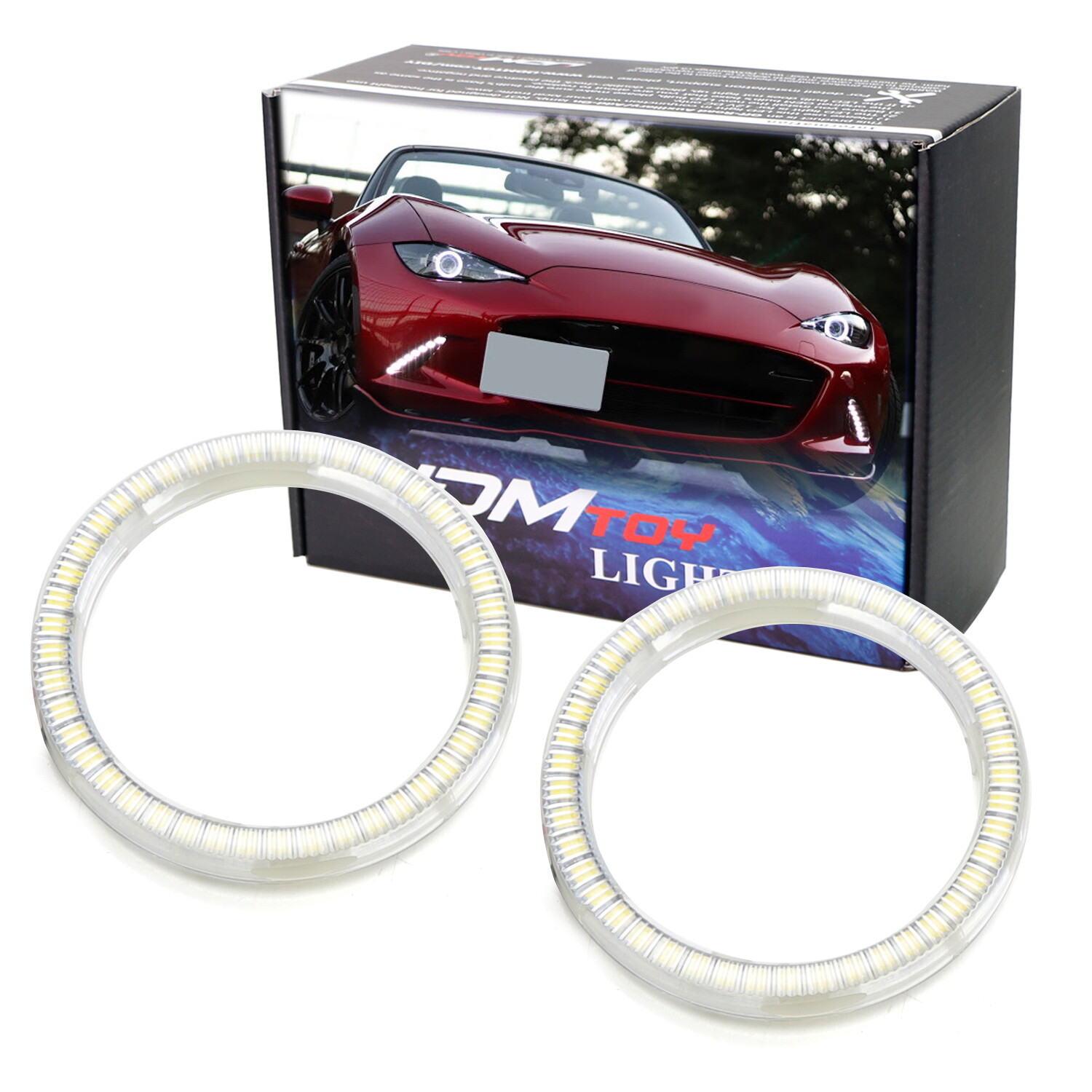 Par 75mm Xenón Blanco LED Faro Retrofit Decoración Halo Anillo Iluminación Kit-