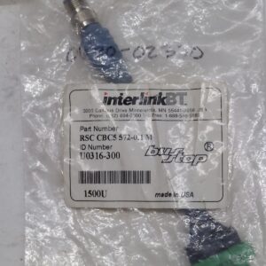 CABLE INTERLINK BT RSC CBC5 572-0.1M BusStop U0316-30 5 pines bolsa blindada nueva -