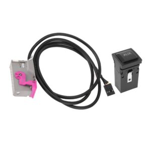 Cable auxiliar para automóvil Automotriz AUX Cable de entrada Enchufe con automóvil -E AU 3,5 mm 32-