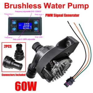 Bomba Auxiliar Automotriz 60W 12V 40L/Min con Generador de Señal PWM de 1Hz ~ 150KHz-