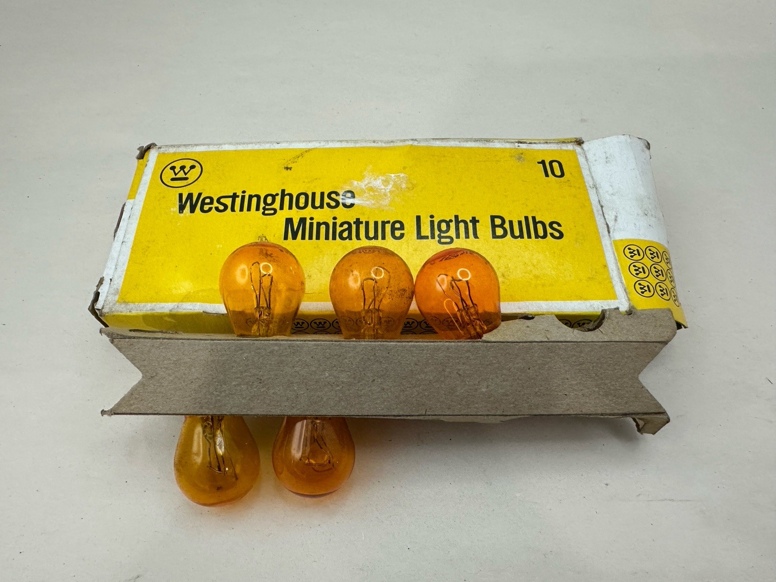 5 nuevas lámparas/bombillas automotrices Westinghouse ámbar 1157NA - NOS-