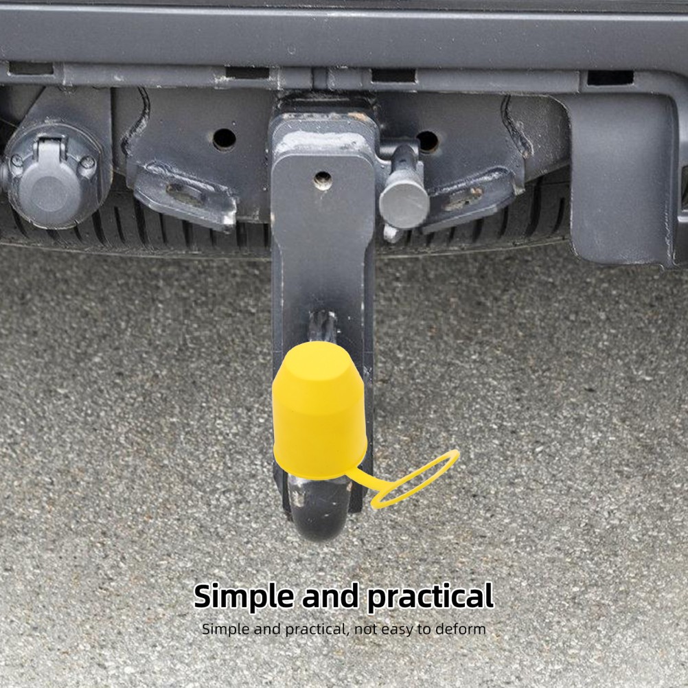 Tapa de enganche para remolque de auto cubierta protectora accesorios exteriores automotrices- - Image 4