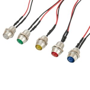 Kit de luces indicadoras LED automotrices de 5 piezas accesorio de lámparas de panel Dadboard-