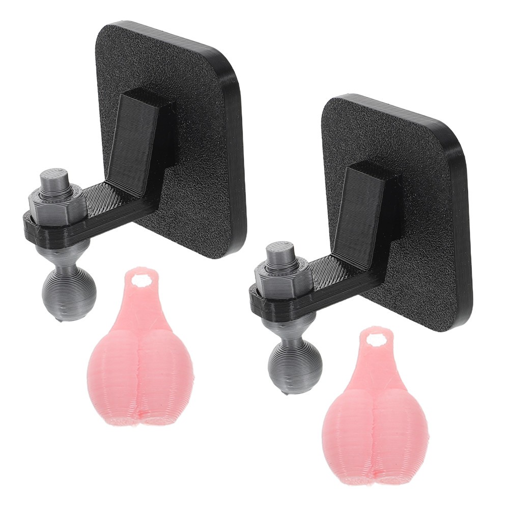 2 Pcs Bumper Tow Hook Cover Exterior Accessories Automotive Caravan Hitch - Image 4