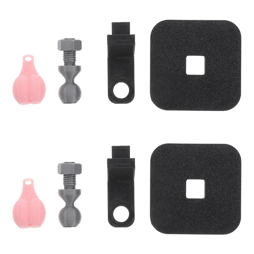 2 Pcs Bumper Tow Hook Cover Exterior Accessories Automotive Caravan Hitch - Image 5