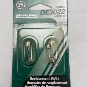 Pack of 2 GE DE3022 Automotive Lamps 12 Volt 6428 General Electric