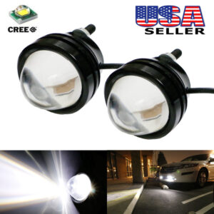 Luces LED blancas de alta potencia de 5 W ojo de toro para estacionamiento o respaldo DRL de niebla-