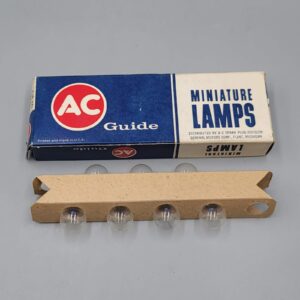 Lámparas miniatura vintage AC Guide L89 12V 6CP bombillas automotrices 10 piezas EE. UU. NOS-