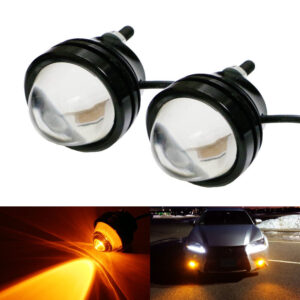 Luces de proyector LED ámbar de alta potencia de 5 W ojo de buey para estacionamiento o respaldo DRL antiniebla-