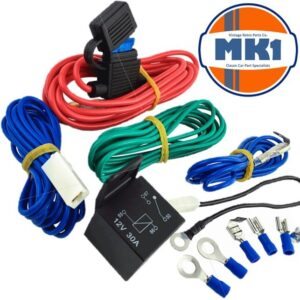 Iluminación personalizada precableada 12v luces antiniebla para conducción de automóviles luces puntuales kit de telar de cableado-