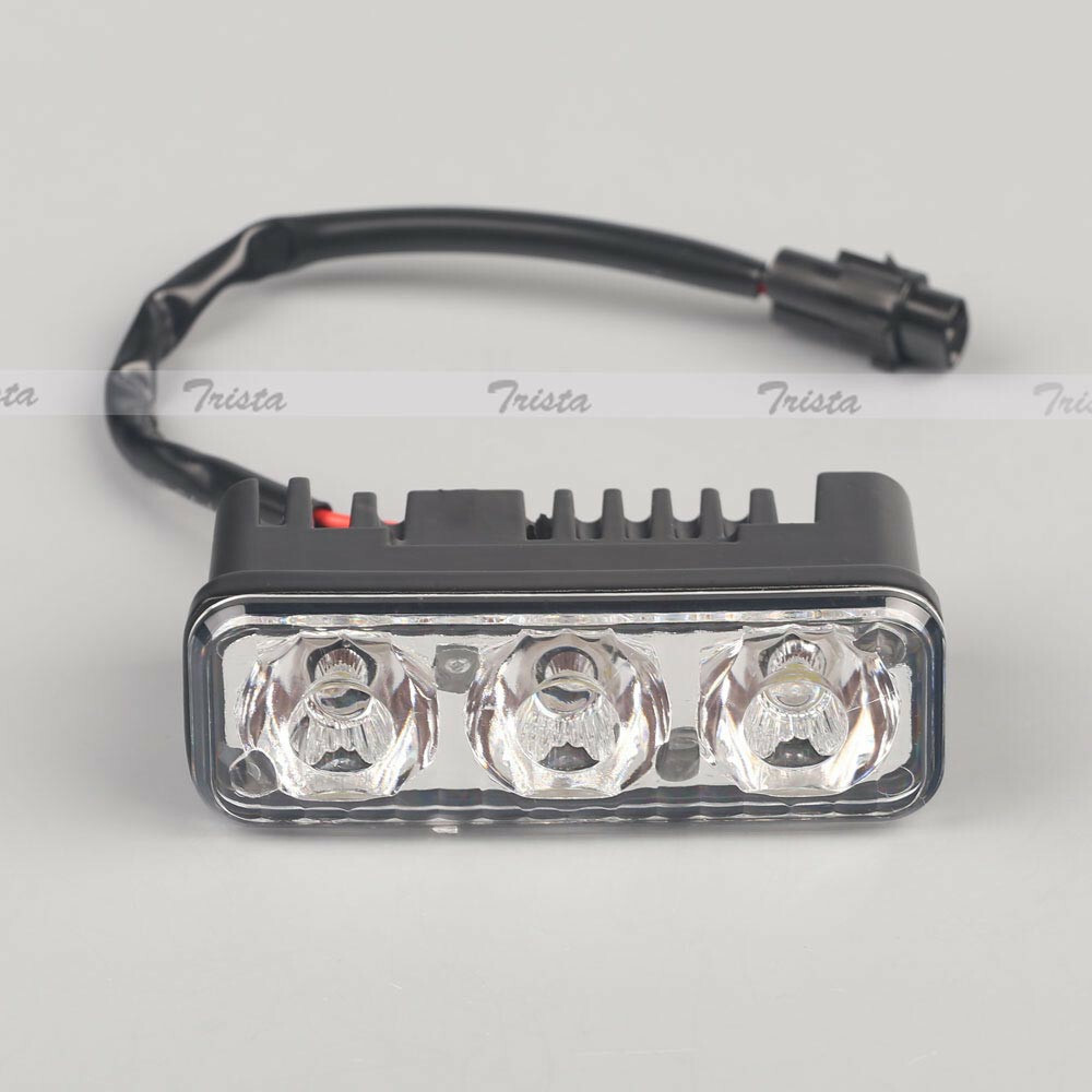 2pcs 3 LED White High Power Car DRL Daytime Running Light Fog Lamp Universal New - Image 4