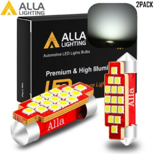 12854 Bombilla Domo|Luz de Equipaje|Bombilla de Mapa|Luz de Tronco 15-LED Blanco Británico-