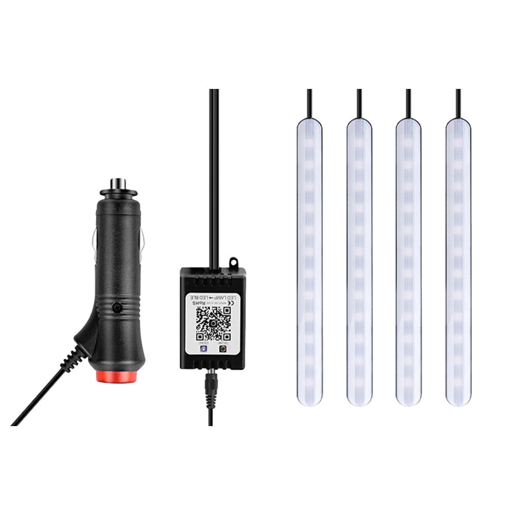 Luces de atmósfera de automóvil interiores interfaz automotriz carga luces nocturnas-
