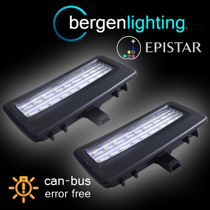 FOR BMW 5 SERIES F07 F10 F11 09- 18 LED VANITY MIRROR SUN VISOR LIGHT LAMP PAIR