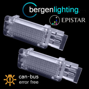 LÁMPARAS DE PUERTA DE PIE INTERIOR PARA MERCEDES SLK SLR CLASE V VIANO 18 LED-