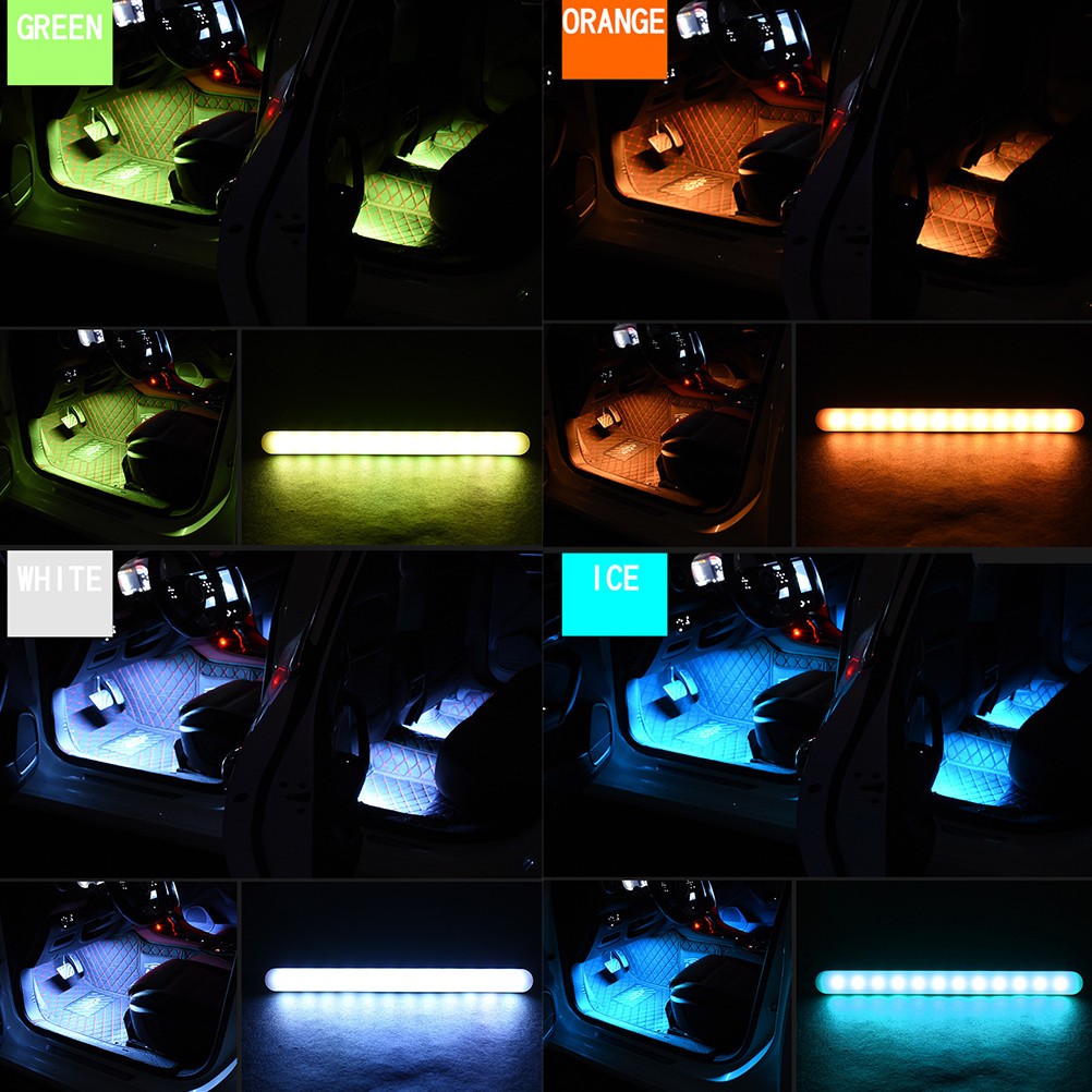 Kit de iluminación ambiental coche lámpara atmósfera interior LED luz nocturna- - Image 2