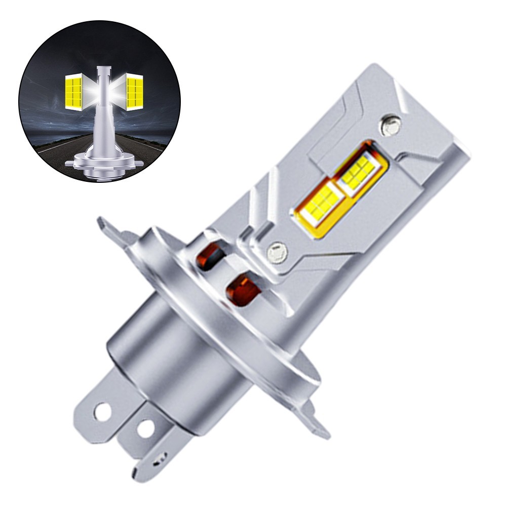 Faros LED automotrices H4 mini brillo 800 por ciento luz blanca fría- - Image 5