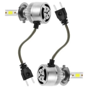 1 par de faros LED de aluminio para coche de 36W brillantes para uso automotriz-