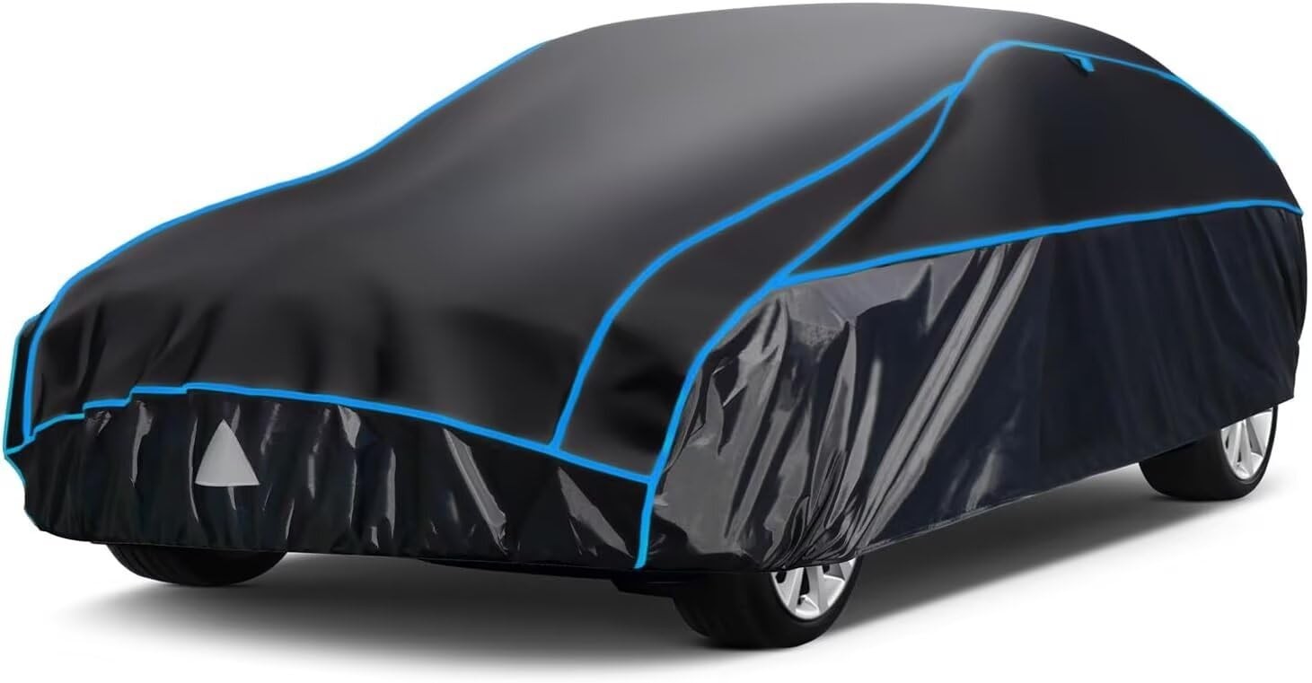 Holthly Protector Granizo Cubierta Coche, Exterior Anti Granizo Cubiertas Coche Gruesas Multi-La...-