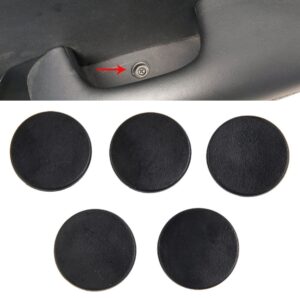 Tapa de manija de tirador de puerta de automóvil 5 piezas negro ABS accesorios automotrices herramientas para Tucson-