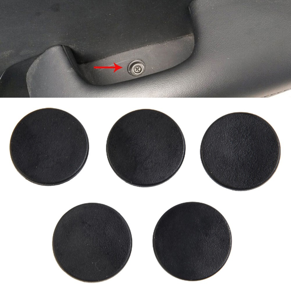Tapa de manija de tirador de puerta de automóvil 5 piezas negro ABS accesorios automotrices herramientas para Tucson-