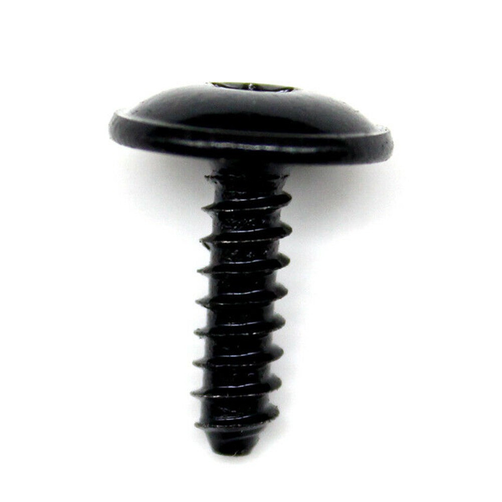 Tornillos negros para accesorios automotrices 10x tornillos de protección contra salpicaduras para guardabarros- - Image 4