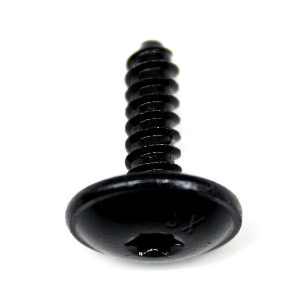 Tornillos negros para accesorios automotrices 10x tornillos de protección contra salpicaduras para guardabarros- - Image 5