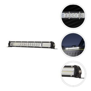 Barra de luz LED ultrafina para automóvil todo terreno tira de luz de trabajo lámpara lente haz de inundación-