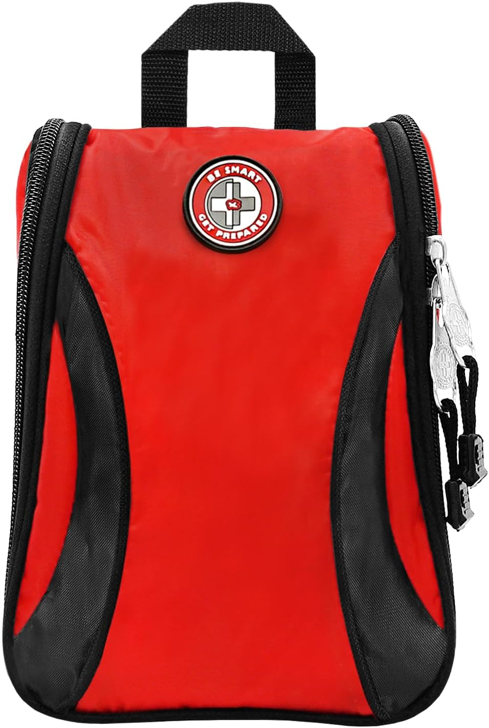 Kit de Primeros Auxilios 330 Piezas, Multiusos Viajes, Emergencias, Camping y Deportes (Rojo)-