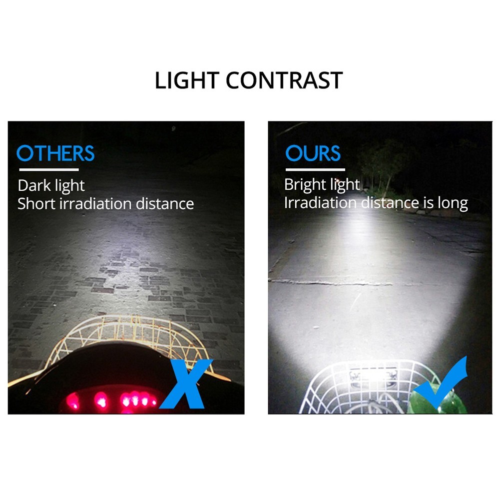 Luz de barra de trabajo para motocicleta automotriz faros LED luces de coche 12 LED 36W- - Image 5