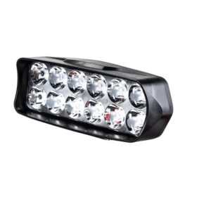 Faro LED Barra Trabajo Automotriz Moto 12 LED 2400 LM 6000K-