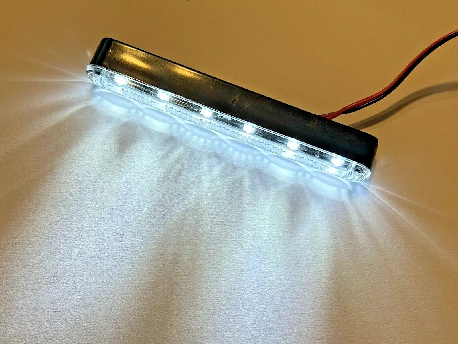Anillo Automotriz 12v 15w LED Slimline Moto Quad Luz Marcador Delantero Lámpara-