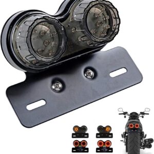 ANKIA 40-LED 40W Luz Trasera Moto Integrada Lámpara de Correr Señal de Freno y Giro-