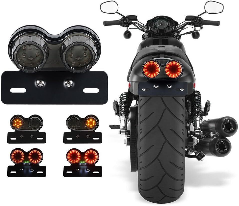 ANKIA 40-LED 40W Luz Trasera Moto Integrada Lámpara de Correr Señal de Freno y Giro- - Image 2