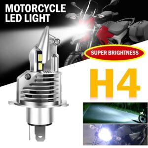 Fuente de luz LED H4 alto brillo repuesto automotriz para motocicletas-