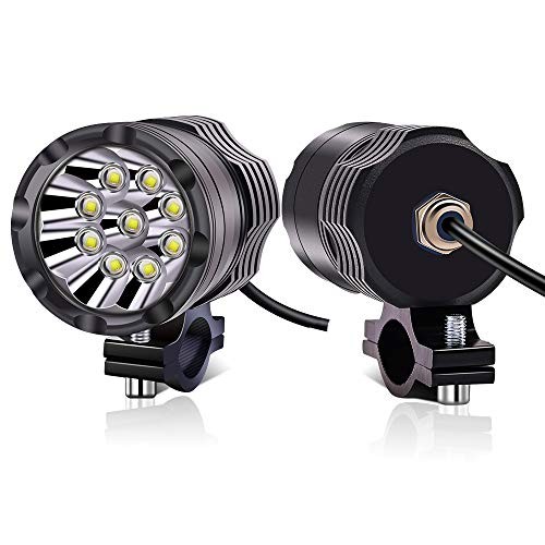 Faros antiniebla LED auxiliares blancos para moto universales- - Image 2
