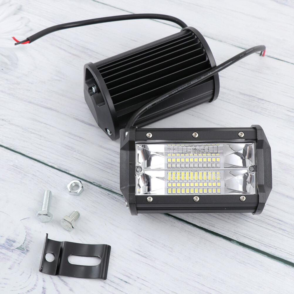 2 Piezas Luces Luz Trabajo Punto Coche 5 Pulgadas 72W Moto-