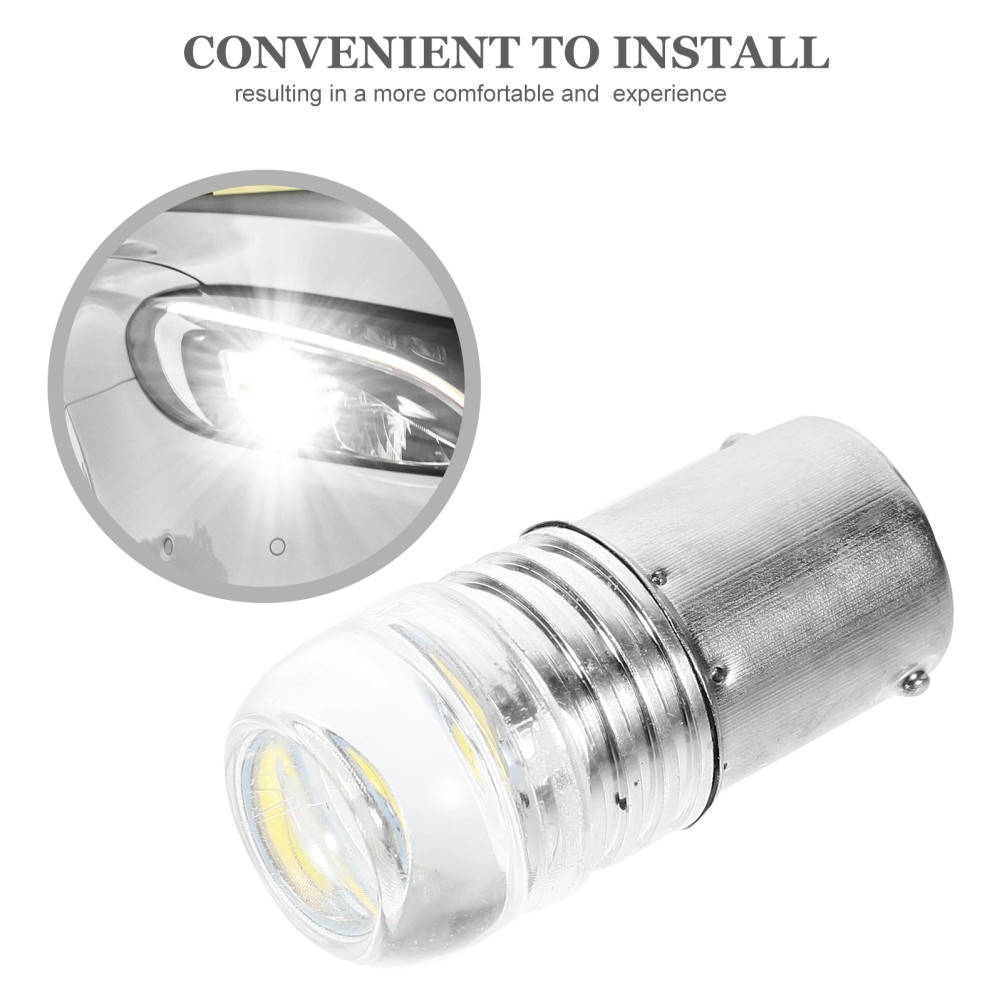 Juego de 2 Luces Indicadoras Moto Automotriz Intermitente Bombillas LED- - Image 2