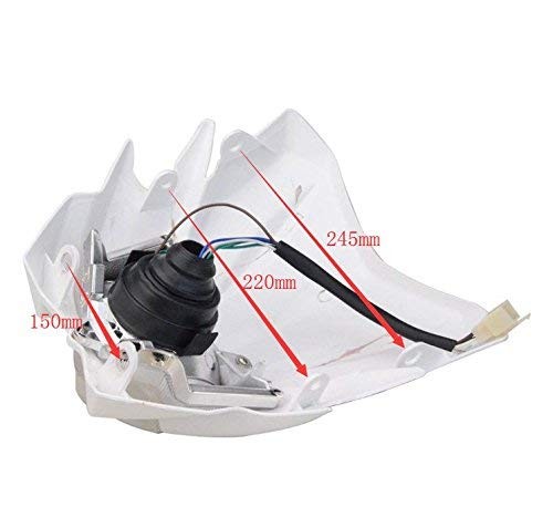 Faro de luz de carenado GOOFIT para moto de cross Supermoto- - Image 2