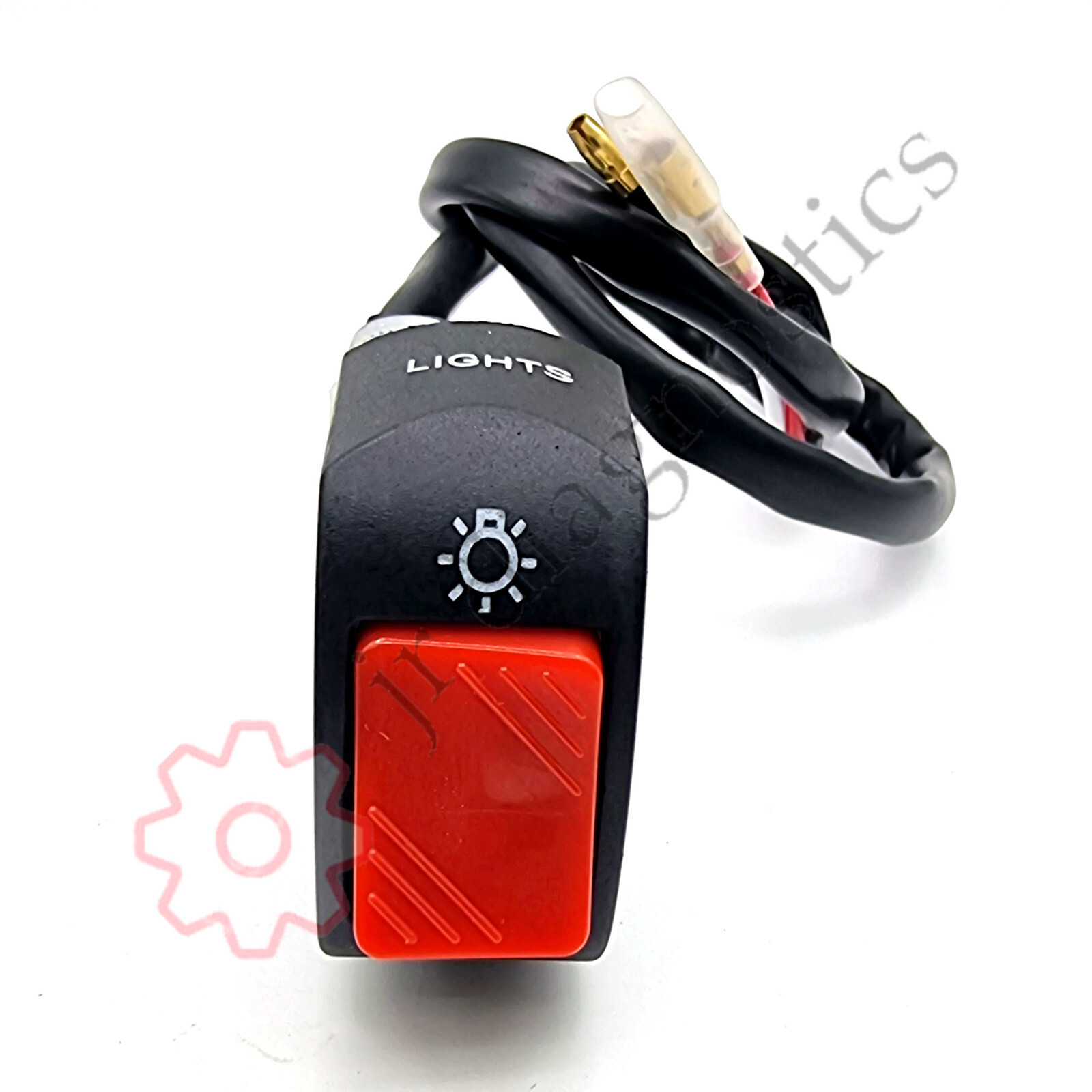 Arnés e interruptor de telar de cableado de luz de conducción antiniebla para motocicleta cuádruple ATV- - Image 3